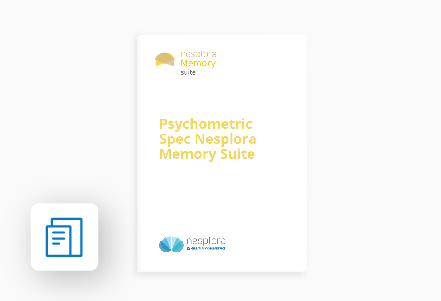 Psychometric Spec Nesplora Memory Suite