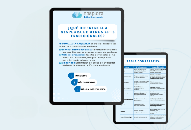 Diferencias entre Nesplora y otros CPTs tradicionales