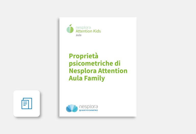 Proprietà psicometriche di Nesplora Attention Aula Family