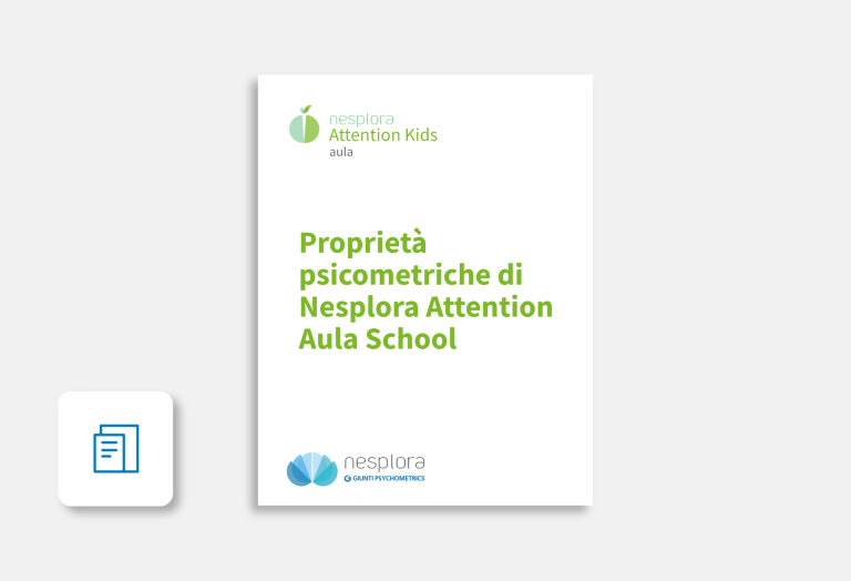 Proprietà psicometriche di Nesplora Attention Aula School